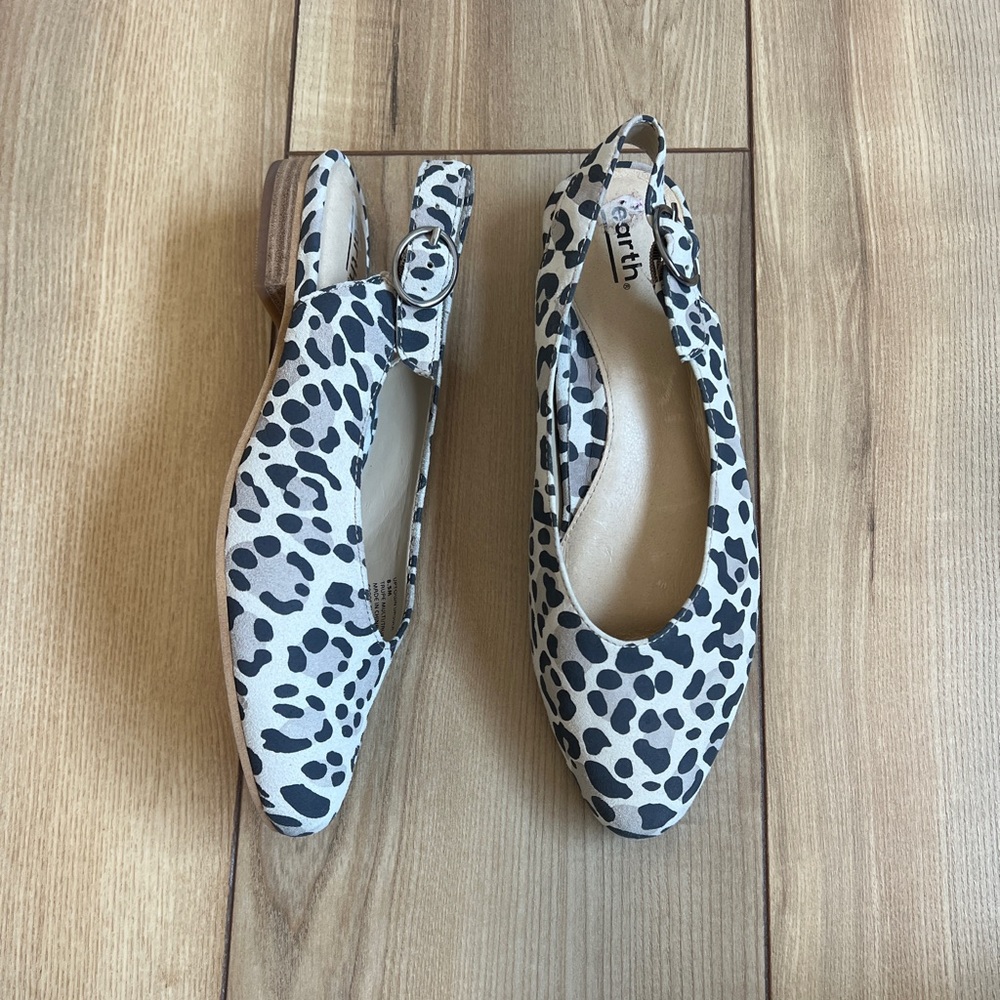 Earth Uptown Ursula Slingback Taupe Multi Silky Suede - Picture 2 of 12